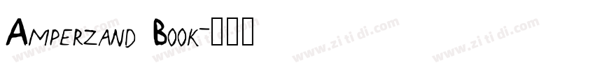 Amperzand Book字体转换 Amperzand Book字体转换